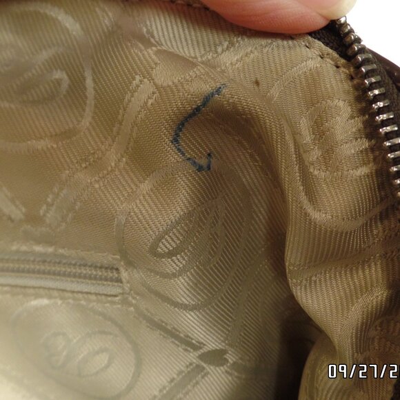 Brighton Pebbled Shiny Leather Crossbody/Handbag - Picture 6 of 16